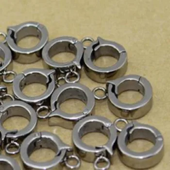 10pcs/bag 7mm jewelry wholesale Stainless Steel charm carrier connector clasps Inner for necklace & bracelet accessories F28
10pcs/bag 7mm jewelry wholesale Stainless Steel charm carrier connector clasps Inner for necklace & bracelet accessories F28
