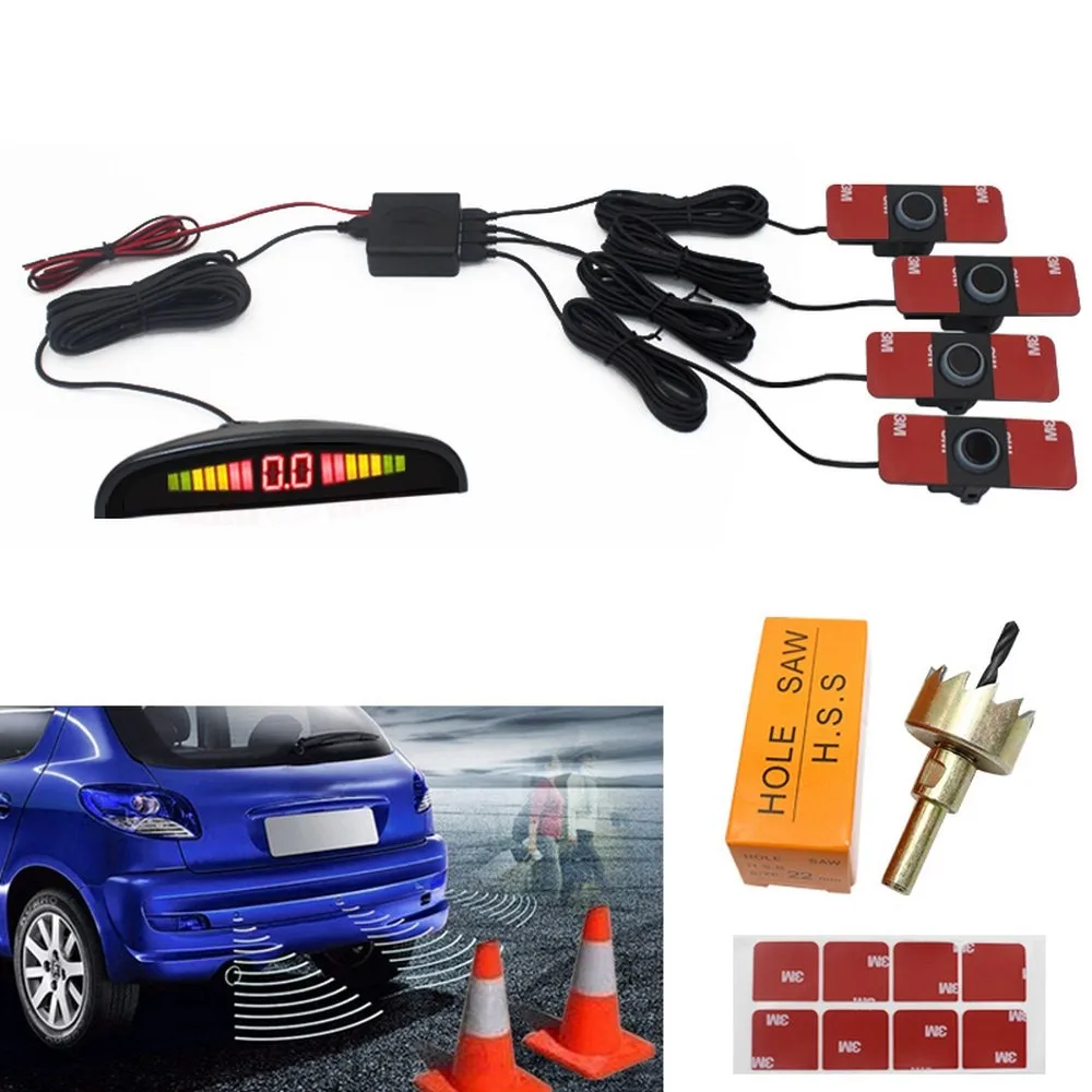 Car Parking Sensor Reversing Radar Color LED With 4 Monitoring Detectors Bibi Three-level Heartbeat Crescent Radar
Car Parking Sensor Reversing Radar Color LED With 4 Monitoring Detectors Bibi Three-level Heartbeat Crescent Radar