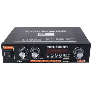 10Hz-20KHz HiFi Digital Power Speaker AMP bluetooth 2 Channel Audio Stereo Power Amplifier With Remote Control For Car Home
10Hz-20KHz HiFi Digital Power Speaker AMP bluetooth 2 Channel Audio Stereo Power Amplifier With Remote Control For Car Home