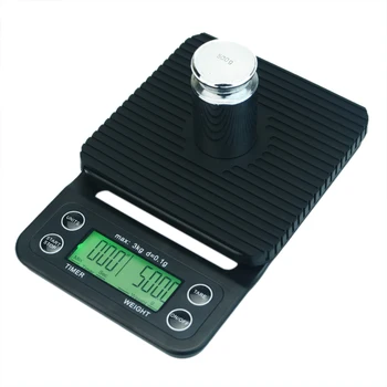 3000g/0.1g Digital Drip Coffee Scale with Timer Multi Balance Kitchen Food Weight Scale Precision Household scale
3000g/0.1g Digital Drip Coffee Scale with Timer Multi Balance Kitchen Food Weight Scale Precision Household scale
