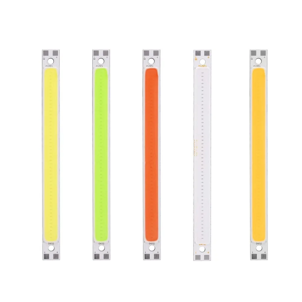 12V 10W LED Light Strip COB Bar Module Five Colors Optional Lighting COB Chip Bar DIY lamp Kit 120*10mm
12V 10W LED Light Strip COB Bar Module Five Colors Optional Lighting COB Chip Bar DIY lamp Kit 120*10mm