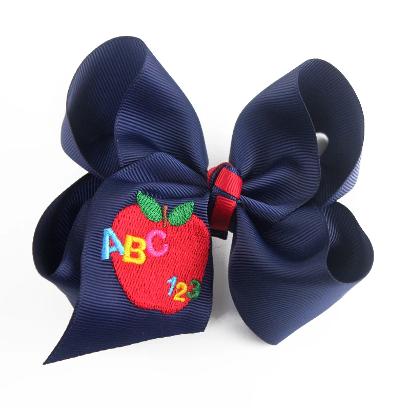 10pcs 5 inch abc back to school apple embroidery polyester Hair Bows hair Clips Hairpins Headwear Hair Accessories for girls
10pcs 5 inch abc back to school apple embroidery polyester Hair Bows hair Clips Hairpins Headwear Hair Accessories for girls