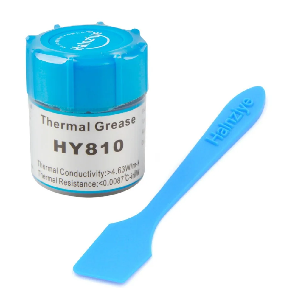 HY810-CN10 10g Nano-Based Thermal Grease Heatsink Compound Interface Material for CPU GPU LED Electronic Components Free Scraper
HY810-CN10 10g Nano-Based Thermal Grease Heatsink Compound Interface Material for CPU GPU LED Electronic Components Free Scraper