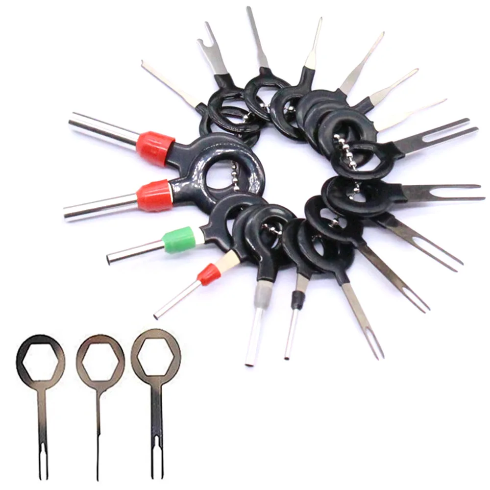 21pcs/set Car Terminal Removal Electrical Wiring Crimp Connector Pin Extractor Kit Automobiles Terminal Repair Hand Tools
21pcs/set Car Terminal Removal Electrical Wiring Crimp Connector Pin Extractor Kit Automobiles Terminal Repair Hand Tools