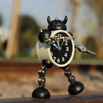 Personal Mute Metal Making Table Alarm Clocks Single-sided Clock Kids Children's Cartoon Table Metal Robot Alarm Watch 3DNZW08
Personal Mute Metal Making Table Alarm Clocks Single-sided Clock Kids Children's Cartoon Table Metal Robot Alarm Watch 3DNZW08