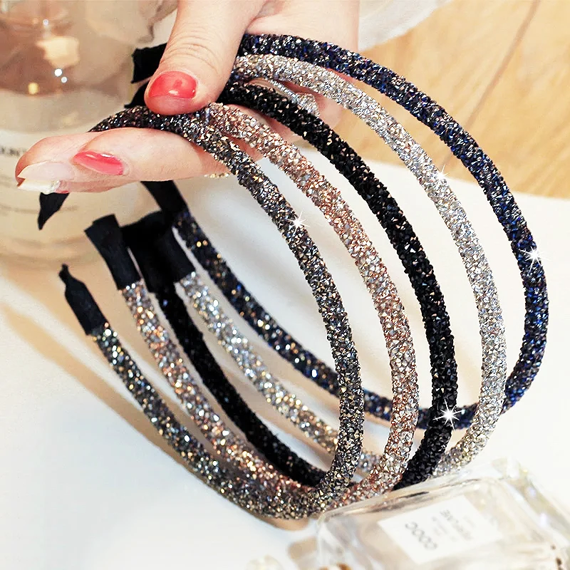 2018 new colorful elegant gradient flash diamond sparkling hair band fashion crystal shine female headband fashion party gift
2018 new colorful elegant gradient flash diamond sparkling hair band fashion crystal shine female headband fashion party gift