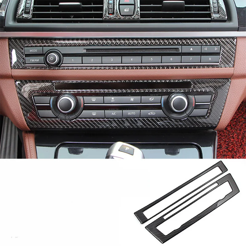 Carbon Fiber Car Interior A/C CD Control Panel Cover Frame Sticker Trim Styling Accessories For BMW F10 5 Series
Carbon Fiber Car Interior A/C CD Control Panel Cover Frame Sticker Trim Styling Accessories For BMW F10 5 Series