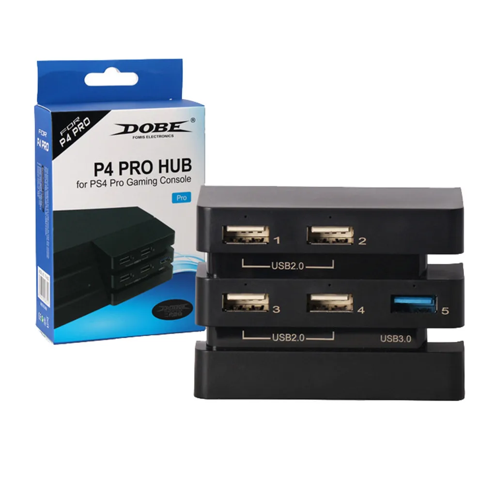 USB 3.0 Expansion Adapter HUB For Sony PlayStation 4 PS4 Pro Gaming Console Allow up to 5 USB accessories to be used or charged
USB 3.0 Expansion Adapter HUB For Sony PlayStation 4 PS4 Pro Gaming Console Allow up to 5 USB accessories to be used or charged