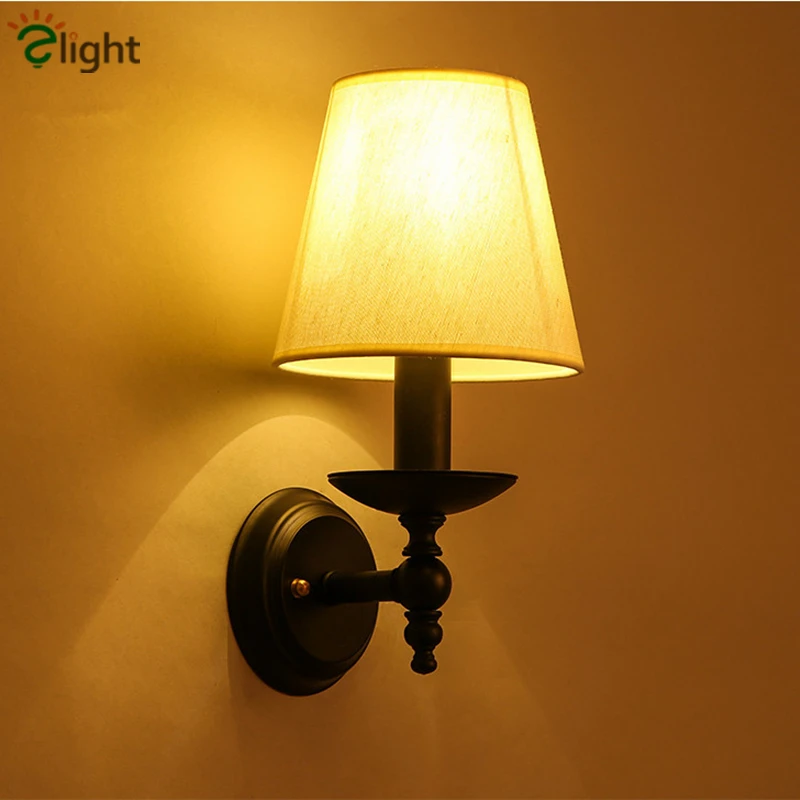 American Retro Iron Led Wall Lamp Simple Fabric Bedroom Led Wall Lights Loft Led Wall Lighting Light Lamparas Luminaria Fixtures
American Retro Iron Led Wall Lamp Simple Fabric Bedroom Led Wall Lights Loft Led Wall Lighting Light Lamparas Luminaria Fixtures
