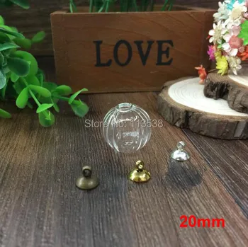 200sets/lot 20mm Watermelon stripe design glass globe with 3-4mm hole 8mm cap jewelry findings set Glass bottle vial pendants
200sets/lot 20mm Watermelon stripe design glass globe with 3-4mm hole 8mm cap jewelry findings set Glass bottle vial pendants
