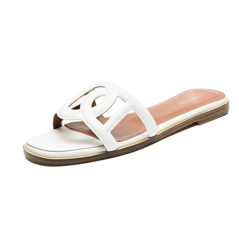 Summer Luxury Outside Soft Sheepskin Round Chain Women Slippers Fashion Lady Beach Slipper Shoes
Summer Luxury Outside Soft Sheepskin Round Chain Women Slippers Fashion Lady Beach Slipper Shoes