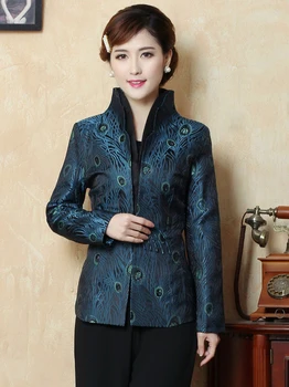 Free Shipping Autumn Winter Chinese Tradition Women's Peacock Feather Jacket Coat M L XL XXL 3XL 4XL 2130
Free Shipping Autumn Winter Chinese Tradition Women's Peacock Feather Jacket Coat M L XL XXL 3XL 4XL 2130
