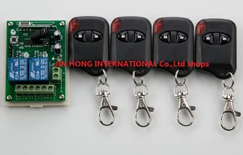 DC12V 2CH Wireless Remote Control Switch System teleswitch 1& Receiver + 4& cat eye Transmitters for Appliances Gate Garage Door
DC12V 2CH Wireless Remote Control Switch System teleswitch 1& Receiver + 4& cat eye Transmitters for Appliances Gate Garage Door