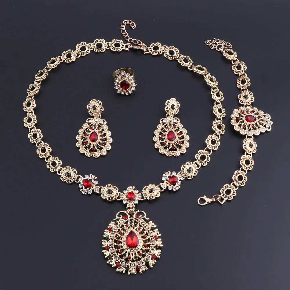 OEOEOS Bridal Jewelry Sets High Quality Gold Color Jewelry Set Necklace Earrings Bracelet Set Ring For Women Dubai Jewelry Set
OEOEOS Bridal Jewelry Sets High Quality Gold Color Jewelry Set Necklace Earrings Bracelet Set Ring For Women Dubai Jewelry Set