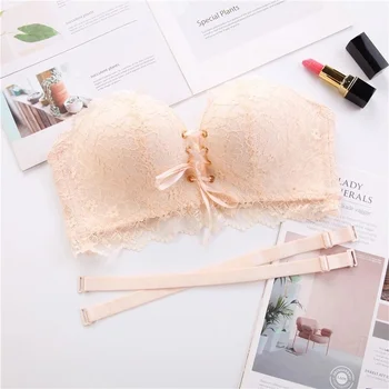 Women Drawstring Sexy Lace Push Up Bras Floral Padded Underwear Intimates Seamless Back Closure Lace Up Bra
Women Drawstring Sexy Lace Push Up Bras Floral Padded Underwear Intimates Seamless Back Closure Lace Up Bra