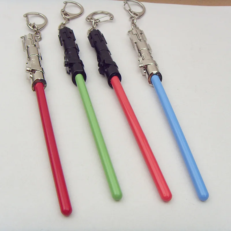 Hot Fashion Star Wars Laser Sword Keychain Alloy Darth Vader Luke's Lightsaber Keyring Key Chain Ring Porte Clef Gift for Fans
Hot Fashion Star Wars Laser Sword Keychain Alloy Darth Vader Luke's Lightsaber Keyring Key Chain Ring Porte Clef Gift for Fans