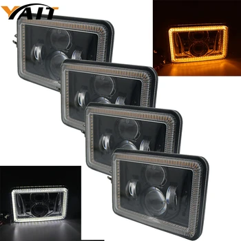 Yait 4x6" Square High Low Beam LED Headlight Reflector Sealed Beam With DRL Turn Signal Light for Jeep Trucks 4X4 Offroad
Yait 4x6" Square High Low Beam LED Headlight Reflector Sealed Beam With DRL Turn Signal Light for Jeep Trucks 4X4 Offroad
