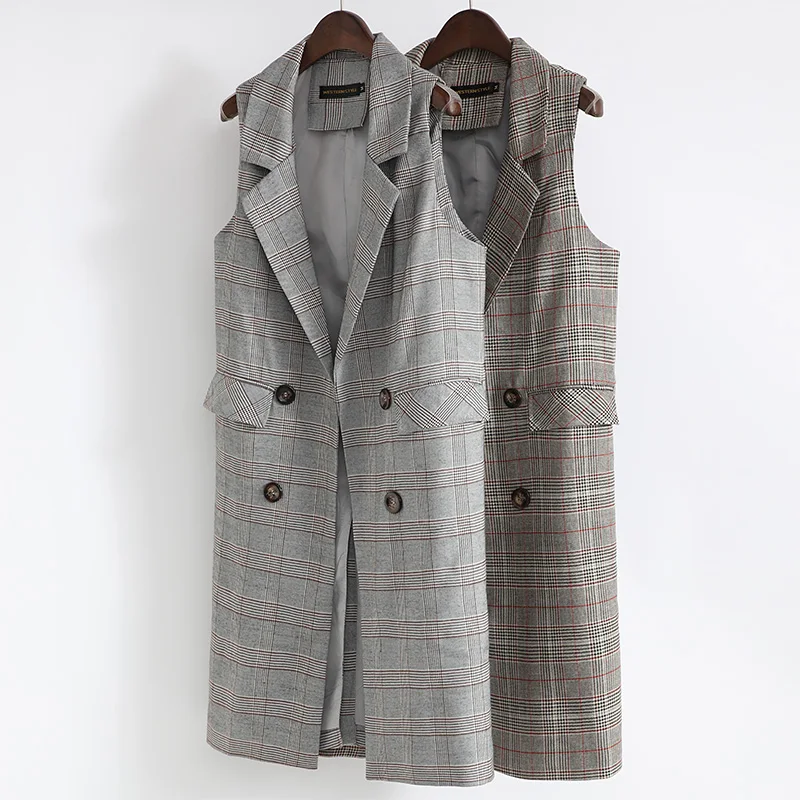 High Quality Elegant Long Waistcoat for Women Summer lattice Slim Long Vests Female Cardigan Vest Suit Female Waistcoats Coat
High Quality Elegant Long Waistcoat for Women Summer lattice Slim Long Vests Female Cardigan Vest Suit Female Waistcoats Coat
