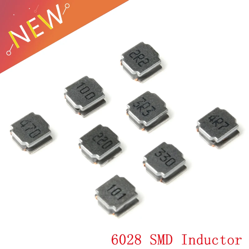 25Pcs Original Power inductor SWPA6028S 6028 2.2uH-100uH SMD Chip Shield winding inductance high quality
25Pcs Original Power inductor SWPA6028S 6028 2.2uH-100uH SMD Chip Shield winding inductance high quality