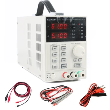 KORAD KA6005P High Precision Programmable Linear Lab Adjustable Digital DC POWER SUPPLY 60V 5A R232 and USB Interface 220V
KORAD KA6005P High Precision Programmable Linear Lab Adjustable Digital DC POWER SUPPLY 60V 5A R232 and USB Interface 220V