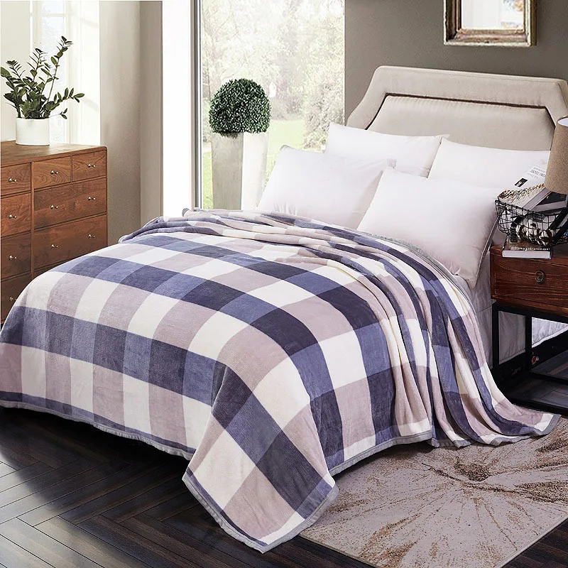Thicken Plaid bedspread blanket Flannel Throw High Density Super Soft bedding Autumn/Winter Use Warm Soft Bedsheet blanket
Thicken Plaid bedspread blanket Flannel Throw High Density Super Soft bedding Autumn/Winter Use Warm Soft Bedsheet blanket