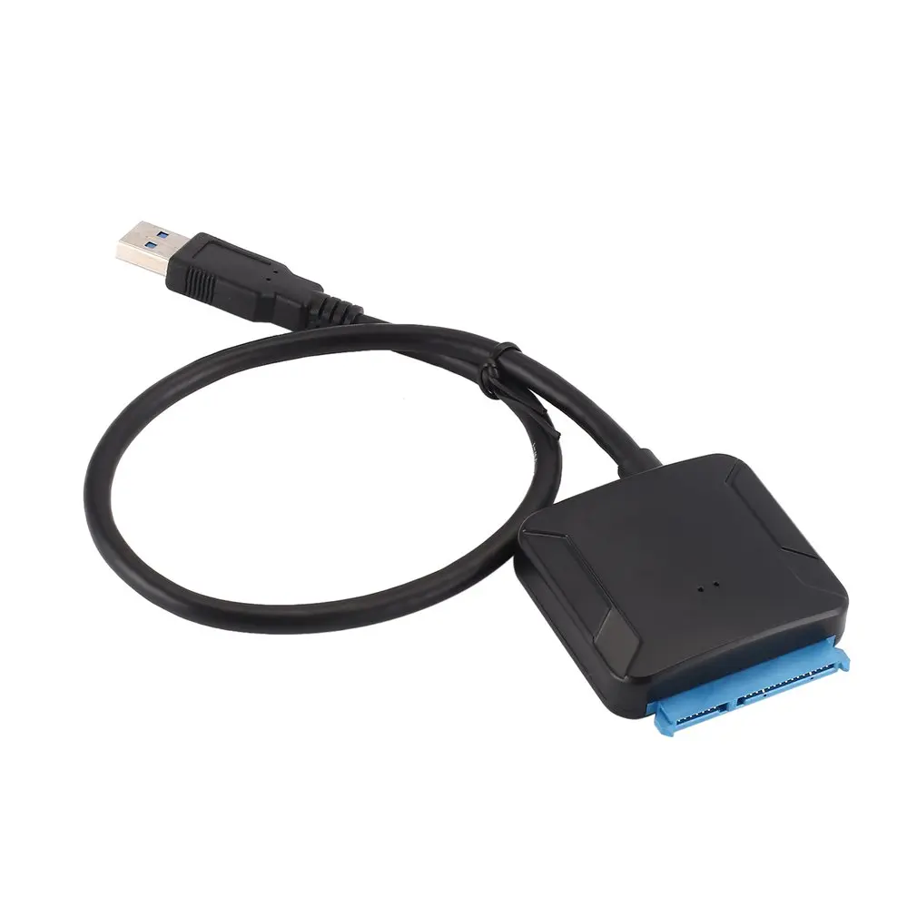 Black USB 3.0 to SATA adapter converter cable 22pin sataIII to USB3 adapters for 2.5 "3.5" sata HDD SSD
Black USB 3.0 to SATA adapter converter cable 22pin sataIII to USB3 adapters for 2.5 "3.5" sata HDD SSD