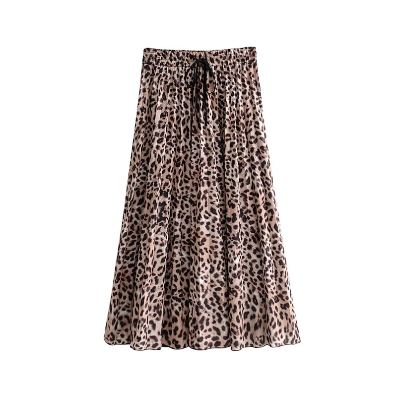 Women Stylish Leopard Print Pleated Skirt Drawstring Tie Elastic Waist Ladies Casual Mid Calf Skirts FFZBQ38
Women Stylish Leopard Print Pleated Skirt Drawstring Tie Elastic Waist Ladies Casual Mid Calf Skirts FFZBQ38