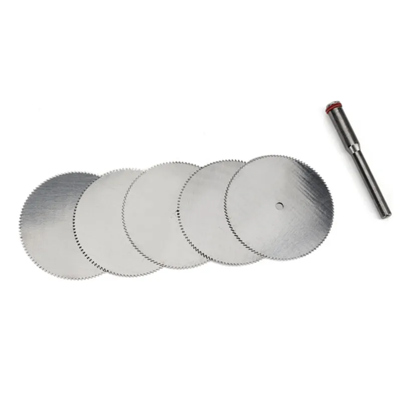6Pcs/set 32mm Stainless Steel Slice Metal Cutting Disc with 1 Mandrel for Dremel Rotary Tools
6Pcs/set 32mm Stainless Steel Slice Metal Cutting Disc with 1 Mandrel for Dremel Rotary Tools