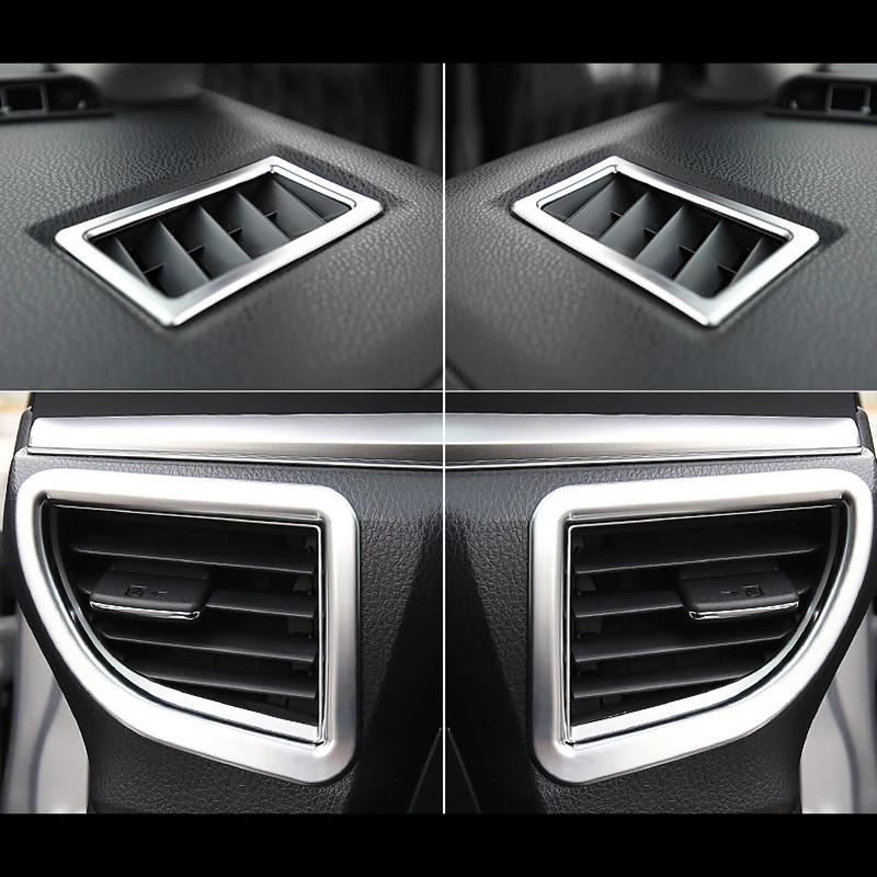 Car style garnish cover frame lamp trim ABS Chrome front Air condition Outlet Vent 4pcs For Toyota Corolla Altis 2014 2015 2016
Car style garnish cover frame lamp trim ABS Chrome front Air condition Outlet Vent 4pcs For Toyota Corolla Altis 2014 2015 2016