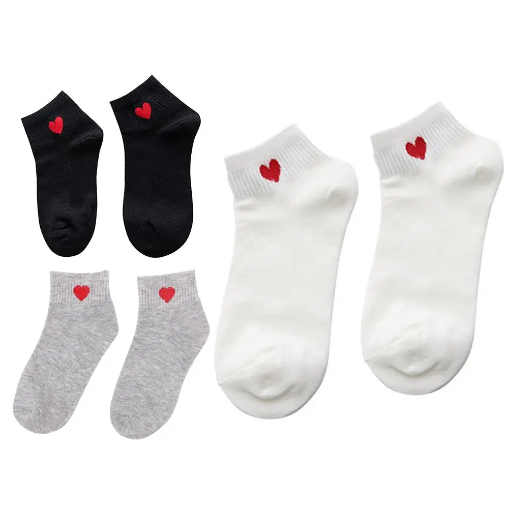 New Love Pattern Sock Sweet Breathable Soft Socks Wick Absorbent Anti-friction Pure Color Cotton Adult Ankle Socks For Female
New Love Pattern Sock Sweet Breathable Soft Socks Wick Absorbent Anti-friction Pure Color Cotton Adult Ankle Socks For Female