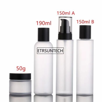 Frosted PET BOTTLE or plastic bottle with plastic Black lid for serum/lotion/toner/emulsion packing F2057 
Frosted PET BOTTLE or plastic bottle with plastic Black lid for serum/lotion/toner/emulsion packing F2057