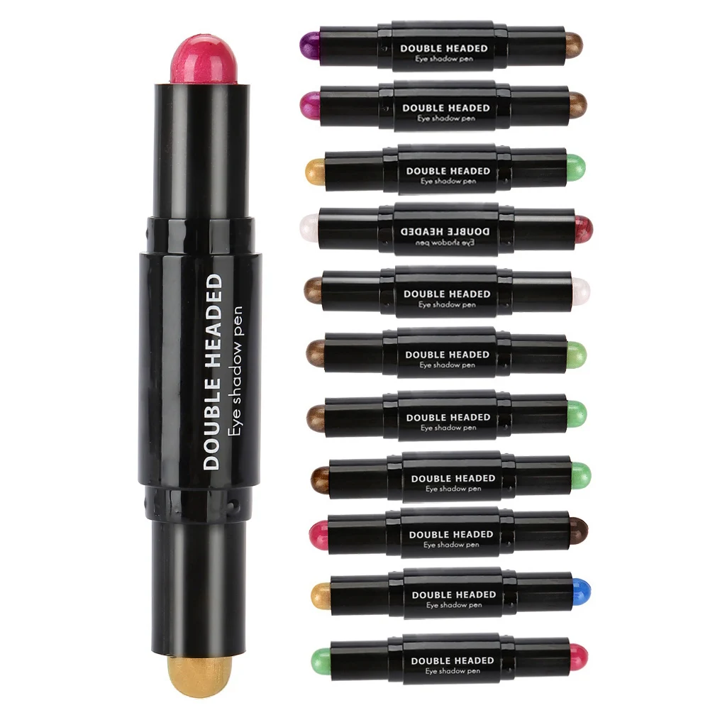 Multicolor Professional Waterproof 12 Colors double sided Eyeshadow Stick Highlighter Glitter Pencil Eye Makeup Cosmetics Tools
Multicolor Professional Waterproof 12 Colors double sided Eyeshadow Stick Highlighter Glitter Pencil Eye Makeup Cosmetics Tools