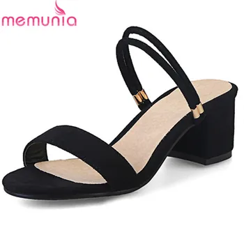 MEMUNIA 2019 new arrival women sandals slipper flock summer shoes slip on square heels comfortable simple party shoes woman
MEMUNIA 2019 new arrival women sandals slipper flock summer shoes slip on square heels comfortable simple party shoes woman