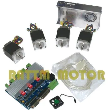 Hot Recommend! 4Axis CNC stepper kit NEMA23 270oz-in stepper motor 3A 76mm length + 4 axis TB6560 drievr controller board
Hot Recommend! 4Axis CNC stepper kit NEMA23 270oz-in stepper motor 3A 76mm length + 4 axis TB6560 drievr controller board