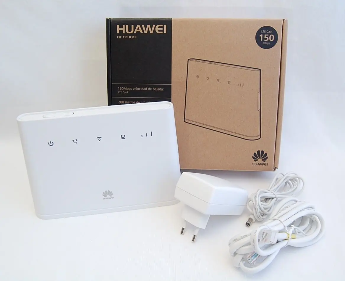 Разблокированный роутер Huawei B310 роутер-модем с антеннами pk b315 b310s Wi-Fi CPE 4G LTE 150 Мб/с |