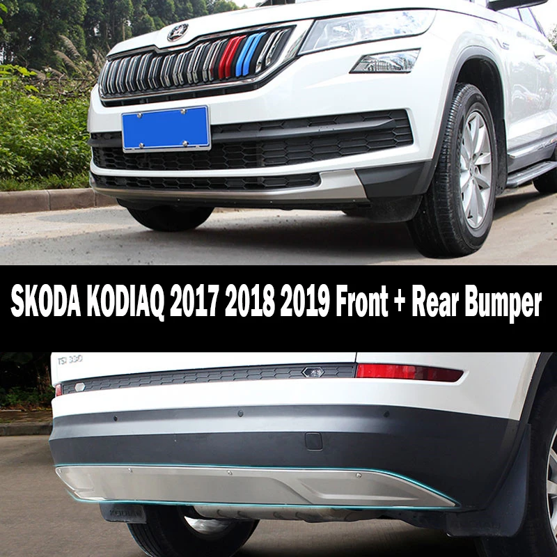 Fit For SKODA KODIAQ 2017 2018 2019 Front + Rear Bumper Diffuser Bumpers Lip Protector Guard skid plate Stainless steel
Fit For SKODA KODIAQ 2017 2018 2019 Front + Rear Bumper Diffuser Bumpers Lip Protector Guard skid plate Stainless steel