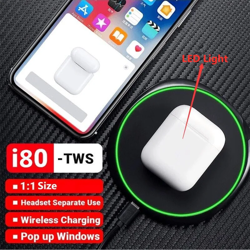 i80 Tws Pop-up 1:1 Size Air 2 Wireless Bluetooth Earphones Touch Control EarbudsHeadset Pk i10 i12 i20 i30 i60 tws
i80 Tws Pop-up 1:1 Size Air 2 Wireless Bluetooth Earphones Touch Control EarbudsHeadset Pk i10 i12 i20 i30 i60 tws