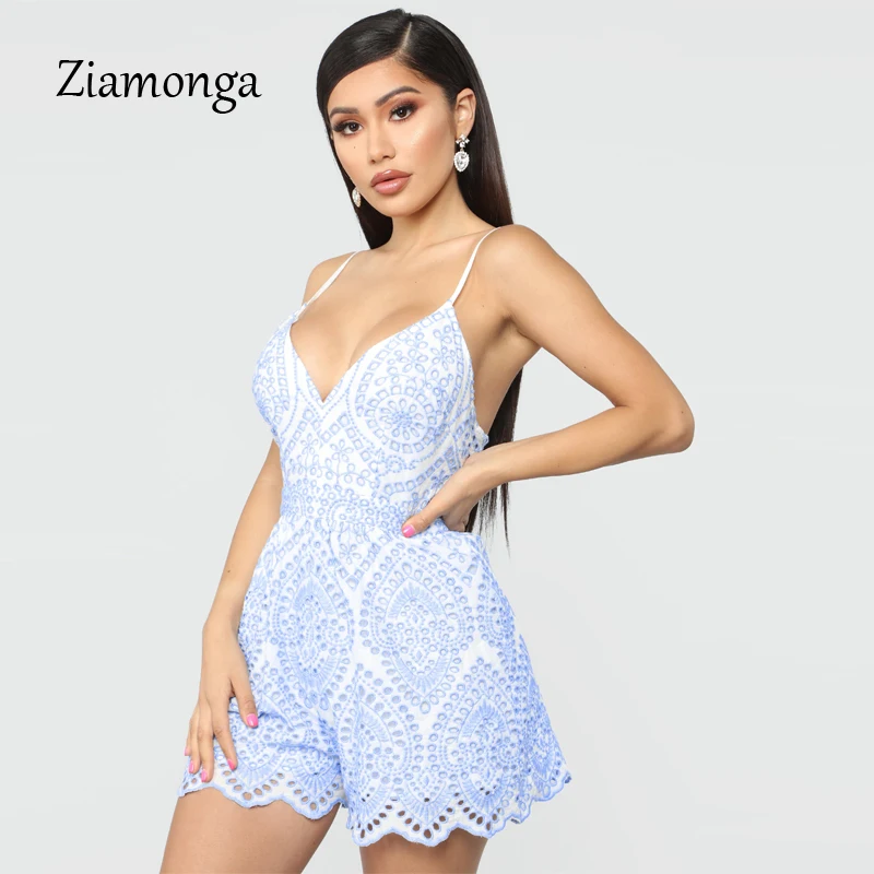 Ziamonga Summer Playsuit Women Boho Eyelash Lace Romper Spaghetti Strap Backless Rompers Womens Jumpsuit Combinaison Short Femme
Ziamonga Summer Playsuit Women Boho Eyelash Lace Romper Spaghetti Strap Backless Rompers Womens Jumpsuit Combinaison Short Femme