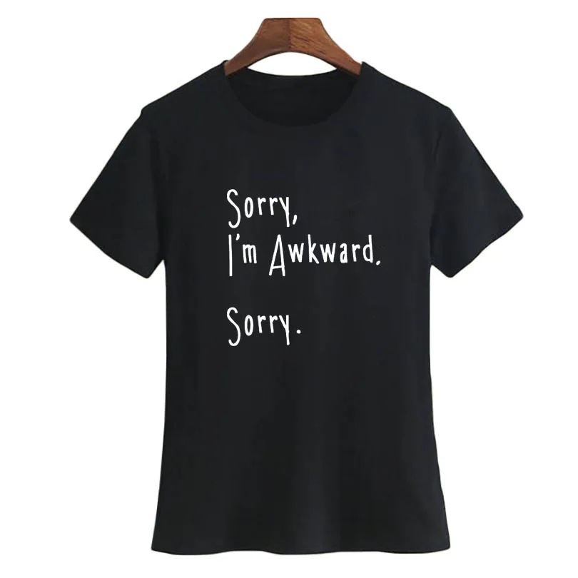 I'm Sorry I'm Awkward T-shirt Womens Funny Humor T Shirt Introverted Nerd Geek Introvert Cute Social Saying Tee Shirt
I'm Sorry I'm Awkward T-shirt Womens Funny Humor T Shirt Introverted Nerd Geek Introvert Cute Social Saying Tee Shirt