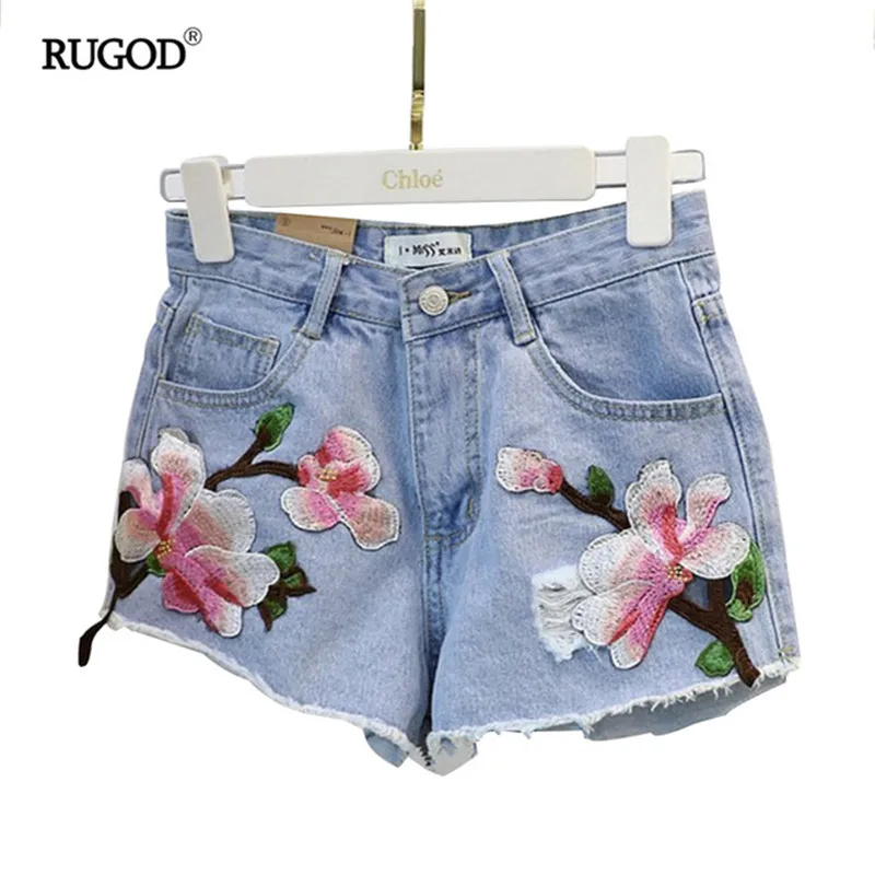 RUGOD 2018 Newest Tassel Fringe Floral Embroidery Jean Shorts Women Casual Summer Ripped Hole Denim Shorts Femme Short Jeans
RUGOD 2018 Newest Tassel Fringe Floral Embroidery Jean Shorts Women Casual Summer Ripped Hole Denim Shorts Femme Short Jeans