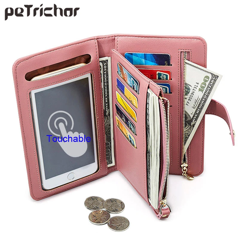 Many Departments Women Wallet Touchable 5.7'' Cell Phone Pocket Zipper Coin Poucht Card Holder Female Wallet Ladies Purse Long
Many Departments Women Wallet Touchable 5.7'' Cell Phone Pocket Zipper Coin Poucht Card Holder Female Wallet Ladies Purse Long