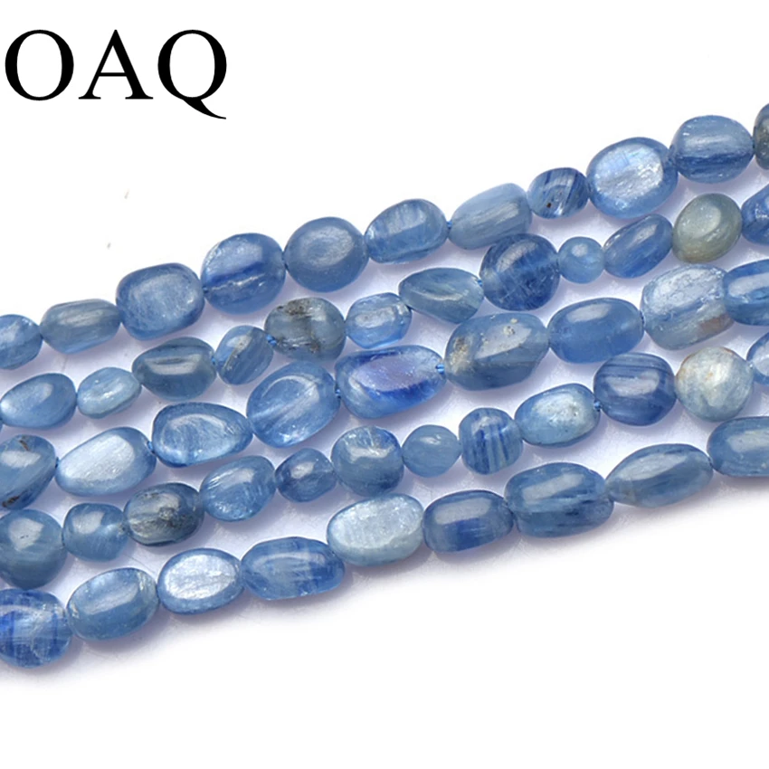 6x8mm Natural Kyanite Crystal Beads Stone For Beading Amorphous Loose Gravel Handmade DIY Accessories Wholesale | Украшения и