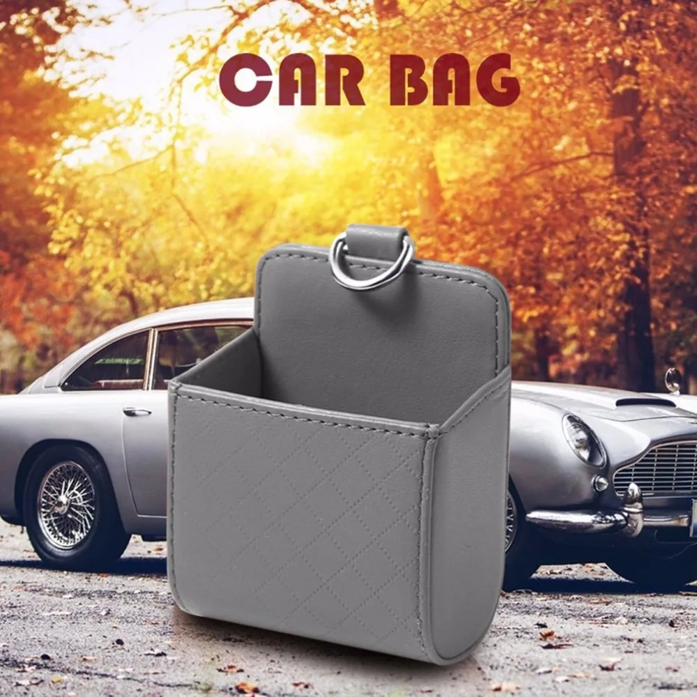 Car Outlet Air Vent PU Leather Storage Bag Trash Box Mobile Phone Holder Bag Pouch Organizer Hanging Box Bag Car Supplies
Car Outlet Air Vent PU Leather Storage Bag Trash Box Mobile Phone Holder Bag Pouch Organizer Hanging Box Bag Car Supplies