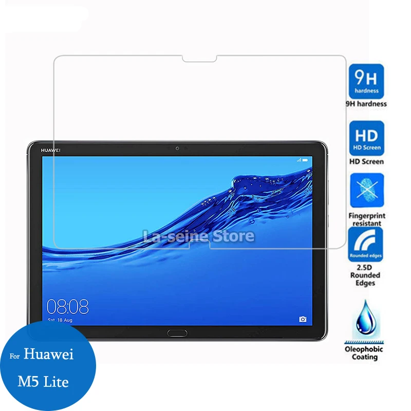 For Huawei Mediapad M5 Lite 10.1 Tempered Glass Screen Protector 9H Safety Protective Film on M 5 lite Lite BAH2-W19 BAH2-L09
For Huawei Mediapad M5 Lite 10.1 Tempered Glass Screen Protector 9H Safety Protective Film on M 5 lite Lite BAH2-W19 BAH2-L09