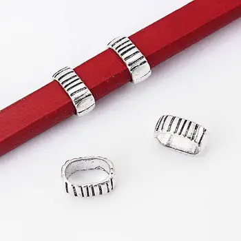 20pcs 10x6.5mm Slider Spacer Beads Fit Licorice Leather Cord DIY Jewellery Makings Findings
20pcs 10x6.5mm Slider Spacer Beads Fit Licorice Leather Cord DIY Jewellery Makings Findings