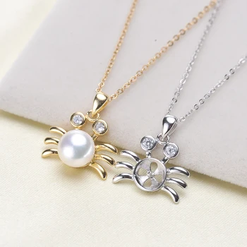 925 Sterling Silver Pearl Pendant Charm Necklace Pendant Setting Findings Jewelry Parts Fittings Women Accessories
925 Sterling Silver Pearl Pendant Charm Necklace Pendant Setting Findings Jewelry Parts Fittings Women Accessories