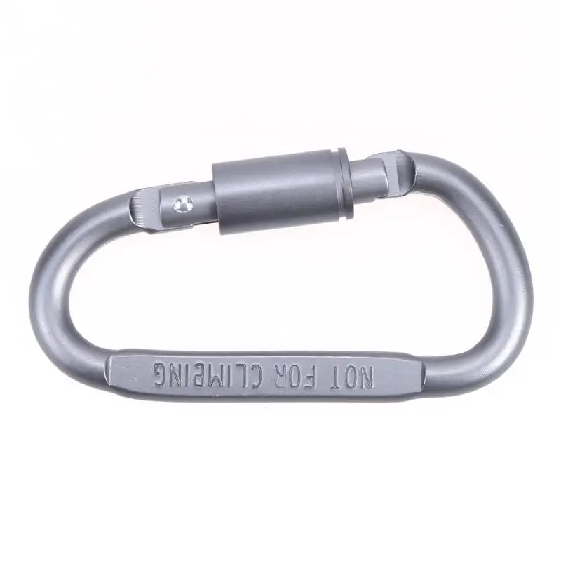 NEW D-Shaped Aluminum Alloy Carabiner Screw Lock Hook Clip Key Ring Outdoor Camping Climbing Tools Multifunction Travel Kits
NEW D-Shaped Aluminum Alloy Carabiner Screw Lock Hook Clip Key Ring Outdoor Camping Climbing Tools Multifunction Travel Kits