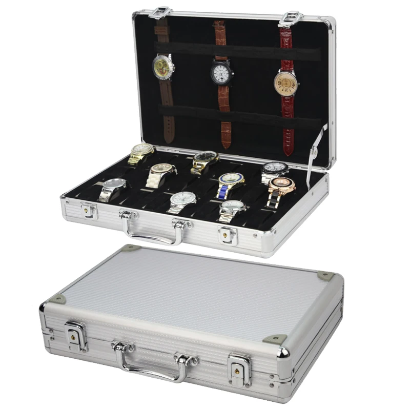 2019 New 24 Grids Alumium Alloy Watch Case Box Casing for Hours Sheath for Hours Box for hours Watch
2019 New 24 Grids Alumium Alloy Watch Case Box Casing for Hours Sheath for Hours Box for hours Watch