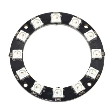 RGB LED Ring 12 Bits LEDs WS2812 5050 RGB LED Ring Lamp Light with Integrated Drivers
RGB LED Ring 12 Bits LEDs WS2812 5050 RGB LED Ring Lamp Light with Integrated Drivers
