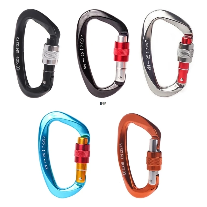 25kN Carabiner Buckle Aluminum Alloy Hook Climbing Camping Outdoor Survival Tool INY
25kN Carabiner Buckle Aluminum Alloy Hook Climbing Camping Outdoor Survival Tool INY